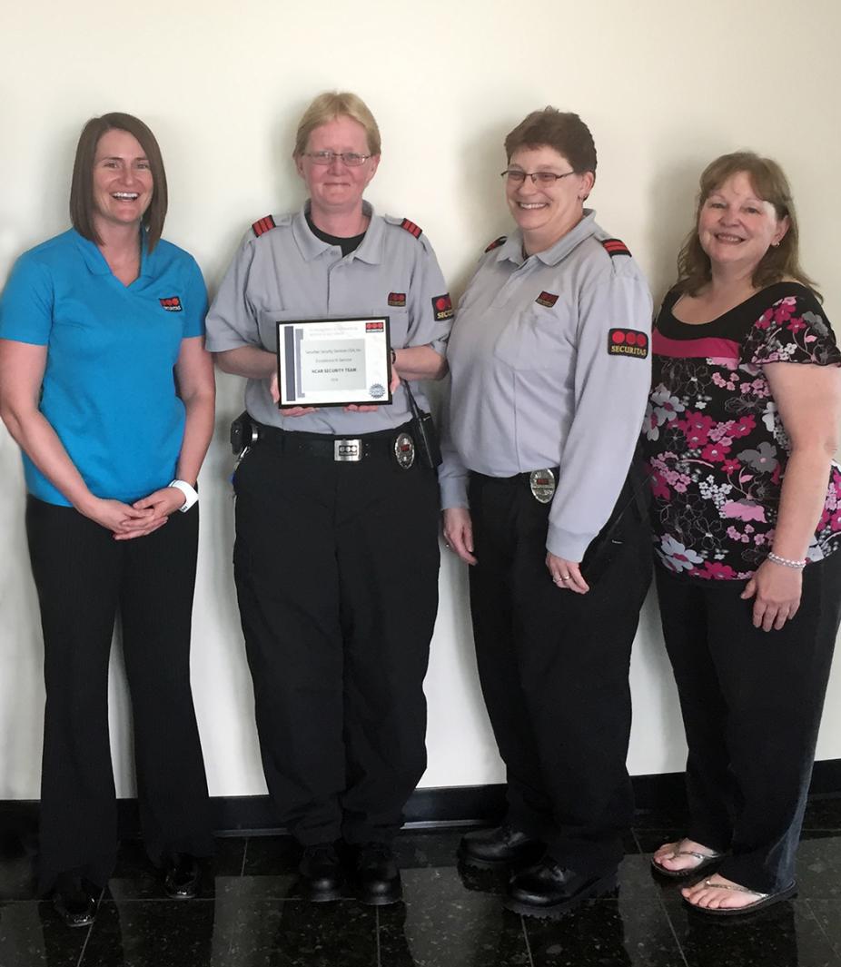 Excellence in Service award winners, the Securitas personnel
